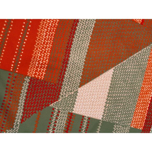 Vintage 70s Italian Scarf Abstract Print Scarf Mod - Picture 3 of 4